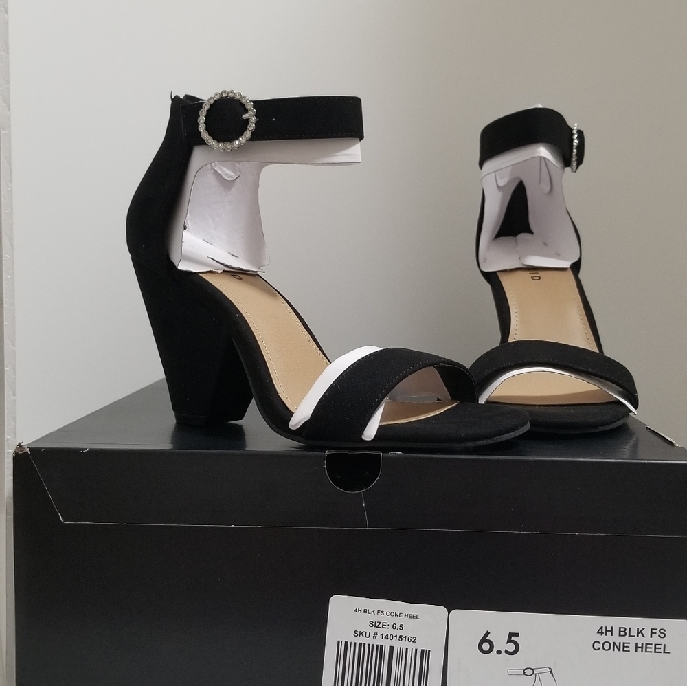 Torrid Black Suede Ankle Heel